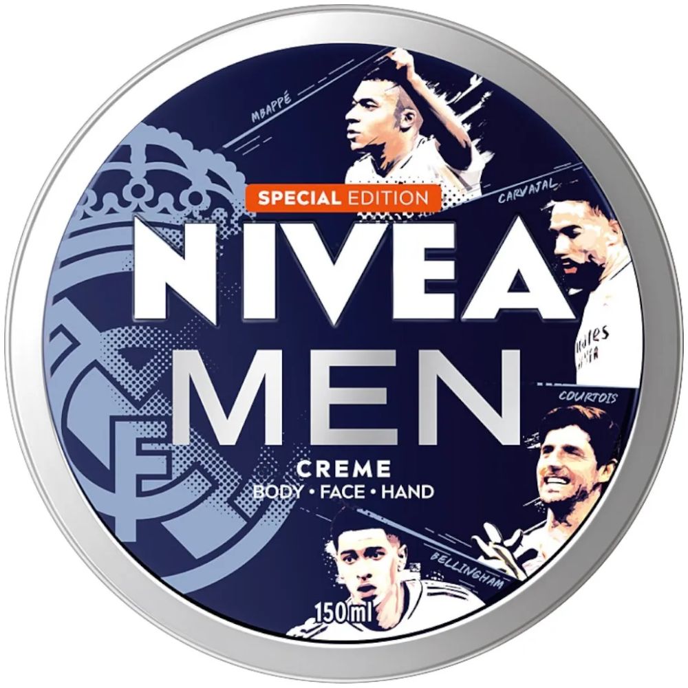 Nivea Men Creme Real Madryt krem uniwersalny do twarzy, ciała i rąk 150 ml