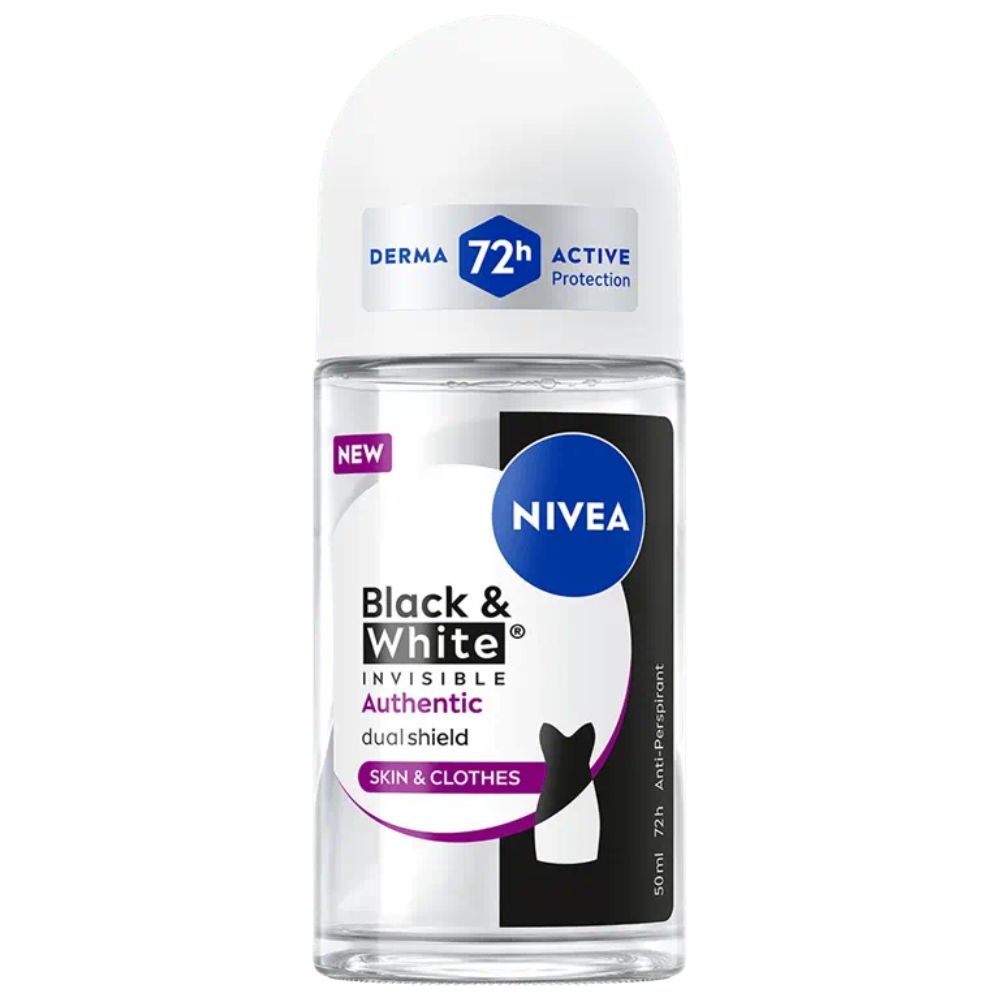 Nivea Black&White Invisible Authentic antyperspirant 50 ml