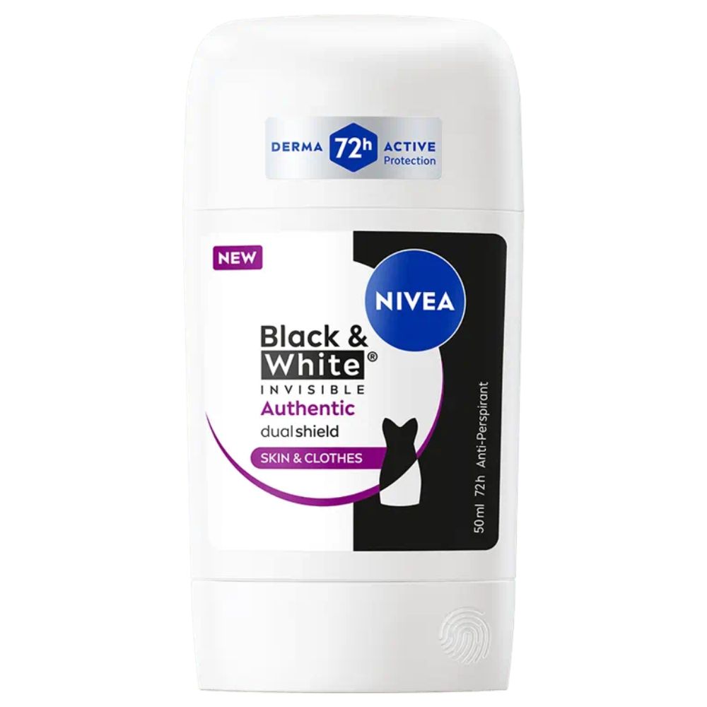 Nivea Black&White Invisible Authentic antyperspirant 50 ml