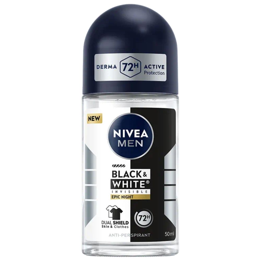 Nivea Men Black&White Invisible Epic Night antyperspirant 50 ml