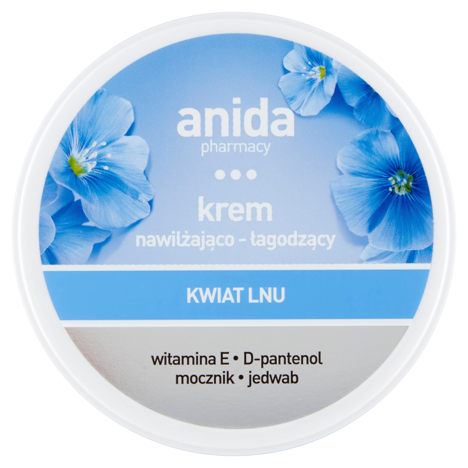 Anida Krem nawilżająco-łagodzący kwiat lnu 125 ml