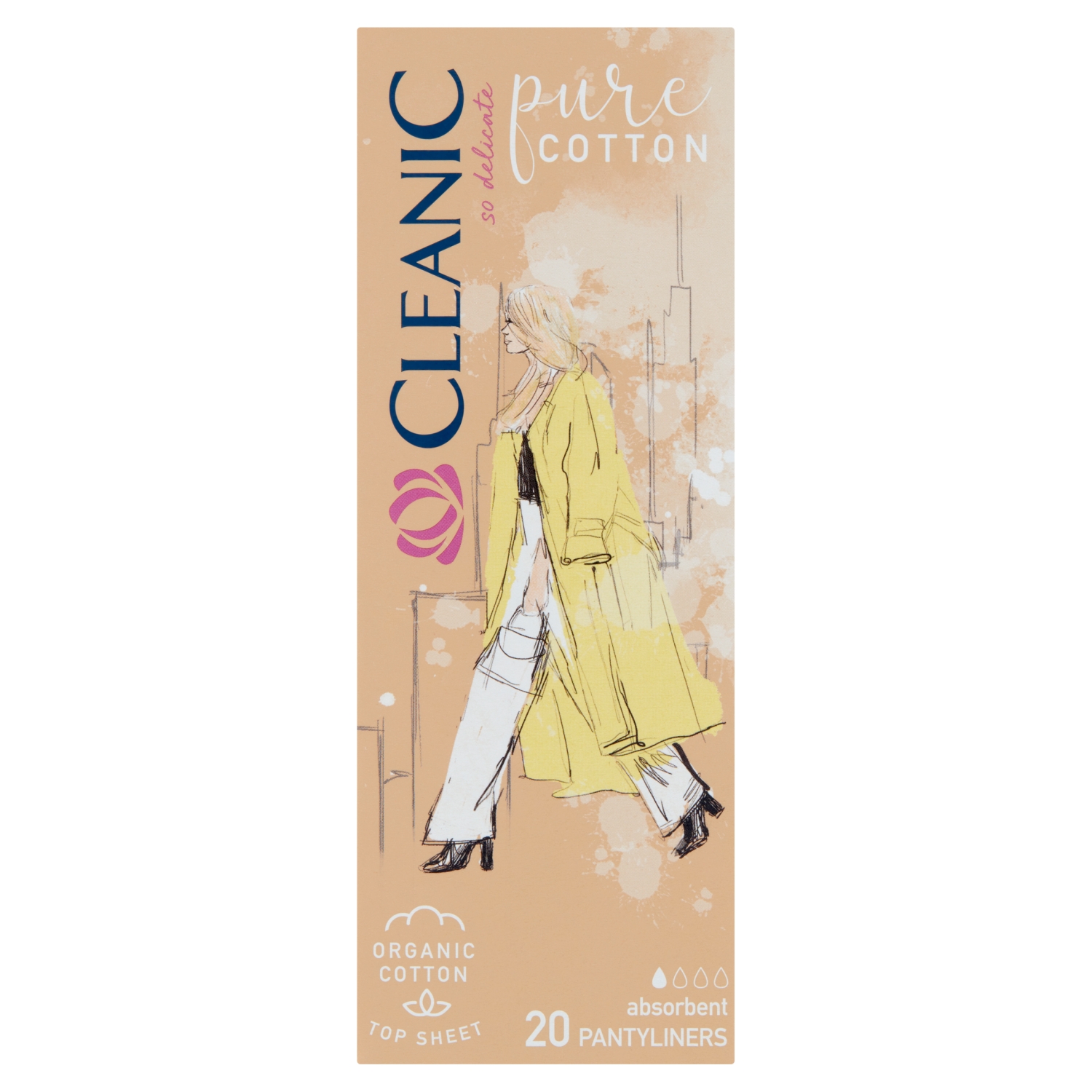 Cleanic Pure Cotton Wkładki higieniczne 20 szuk