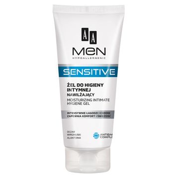 AA Men Sensitive Żel do higieny intymnej nawilżający 200 ml
