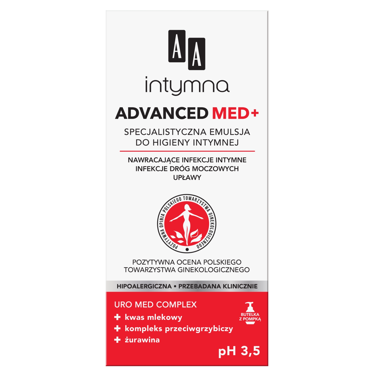 AA Intymna specjalistyczna emulsja do higieny intymnej Advanced Med+ 300 ml