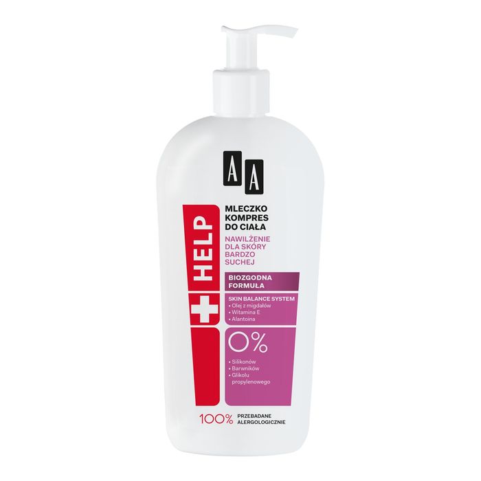 AA HELP MLECZKO KOMPRES DO CIAŁA 400 ML main product photo