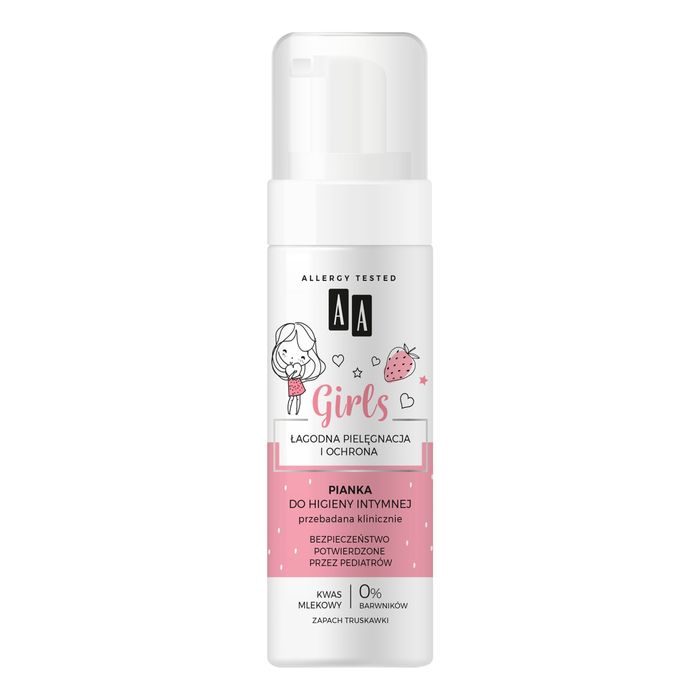 AA Girls pianka do higieny intymnej Truskawka 150 ml main product photo