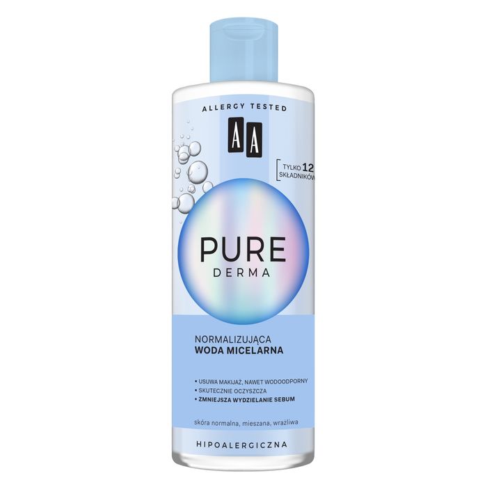 AA Pure Derma normalizująca woda micelarna 400 ml main product photo
