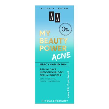 AA My Beauty Power Acne redukujące niedoskonałości serum-booster 30 ml