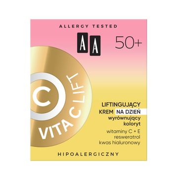 AA Vita C Lift 50+ liftingujący krem na dzień wyrównujący koloryt 50 ml