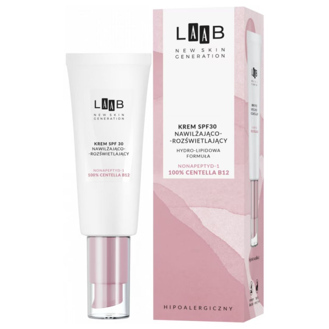 AA LAAB krem do twarzy SPF30 nawilżająco-rozświetlający 40 ml
