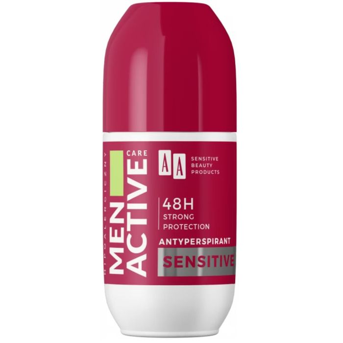 AA MEN antyperspirant roll-on Active Care Sensitive 50 ml main product photo