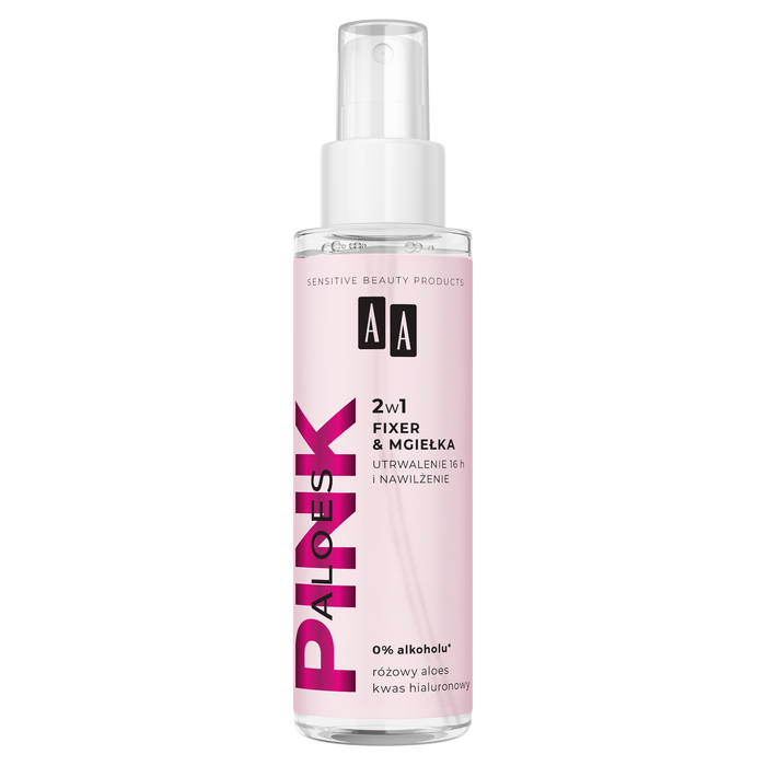 AA Aloes Pink mgiełka utrwalająca makijaż 2w1 100 ml main product photo