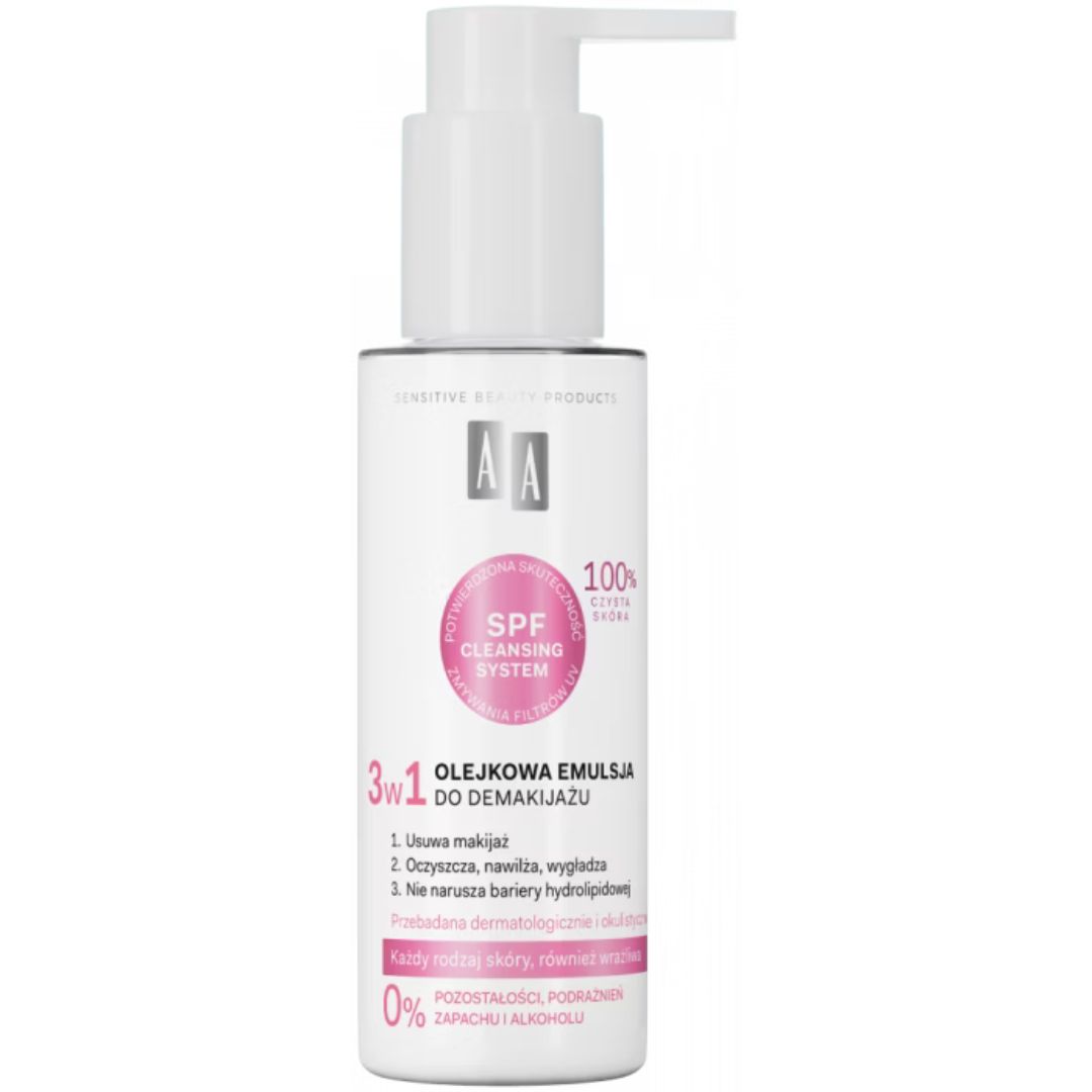 AA Pure Derma olejkowa emulsja do demakijażu 3w1 150 ml