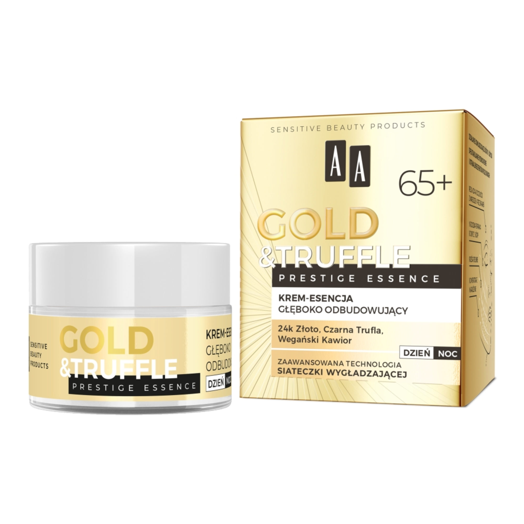 AA odbudowujący krem-esencja 65+ Gold & Truffle Prestige Essence 50ml