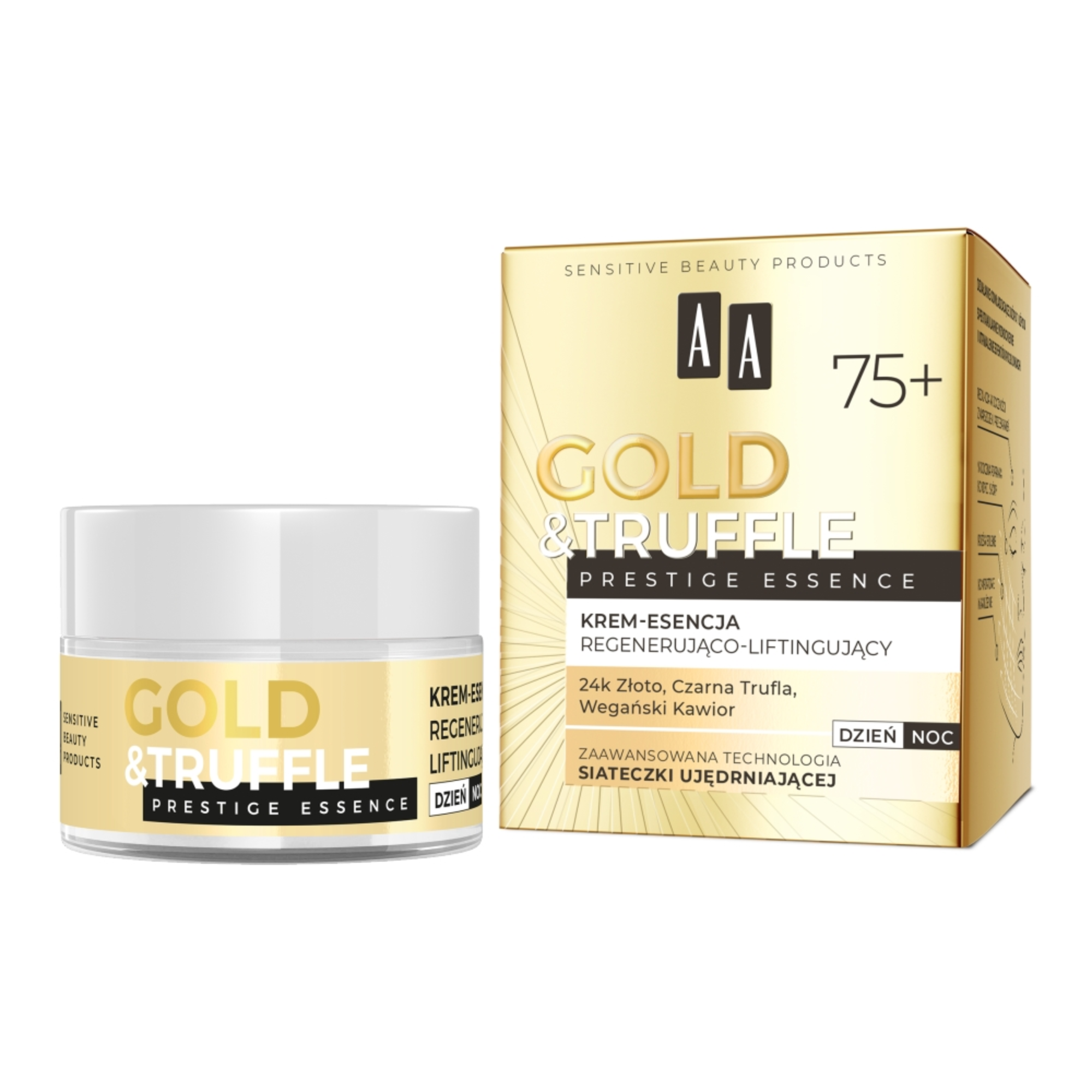 AA krem-esencja regenerująco-liftingujący 75+ Gold & Truffle Prestige Essence 50ml