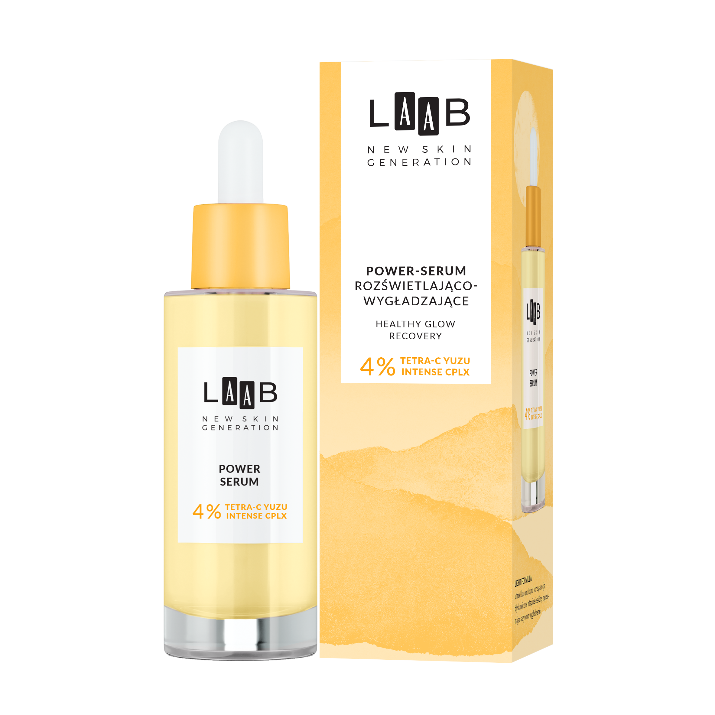 AA LAAB power-serum do twarzy rozświetlająco-wygładzające 30 ml