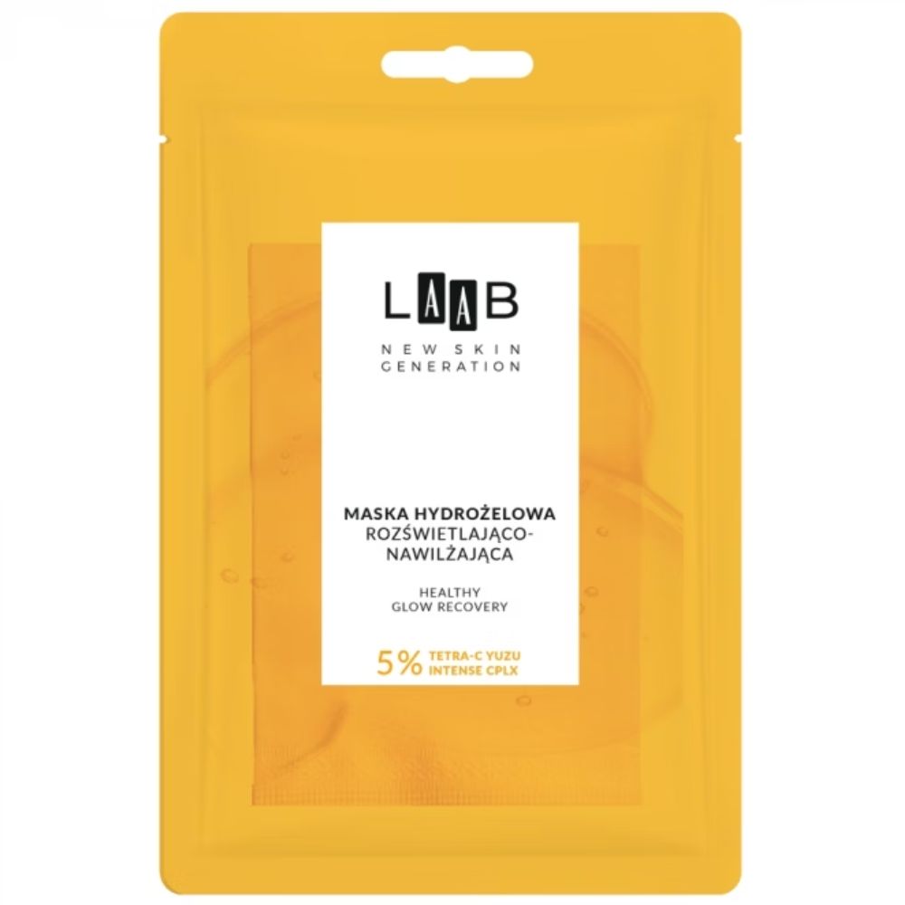 AA LAAB maska hydrożelowa rozświetlająco-nawilżająca 1 sztuka