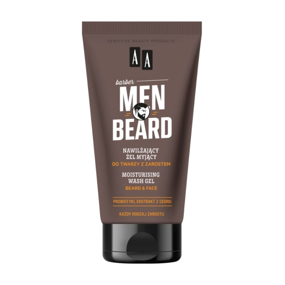 AA Men Beard nawilżający żel myjący do twarzy z zarostem 150 ml