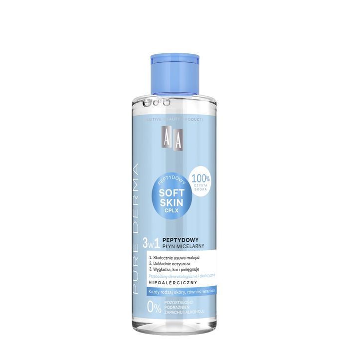 AA Pure Derma peptydowy płyn micelarny 3w1 200 ml main product photo