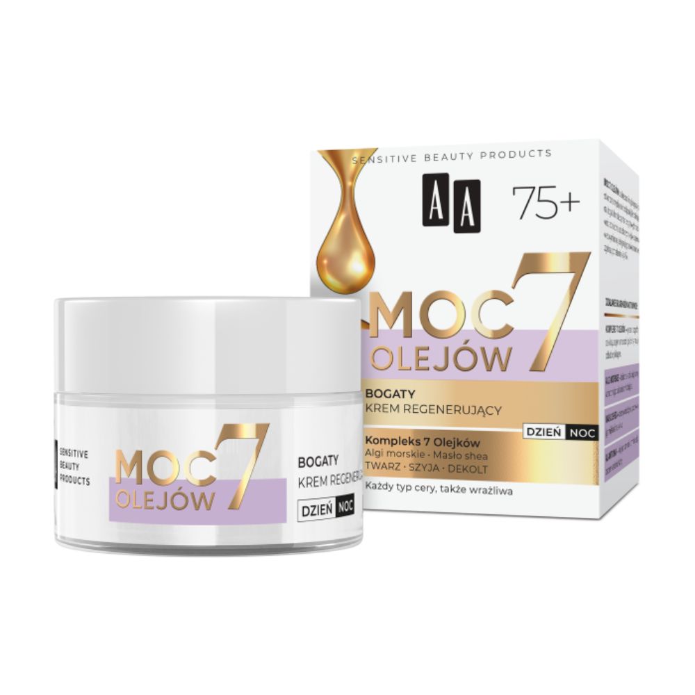 AA Moc 7 Olejów Krem wygładzający 75+ 50 ml