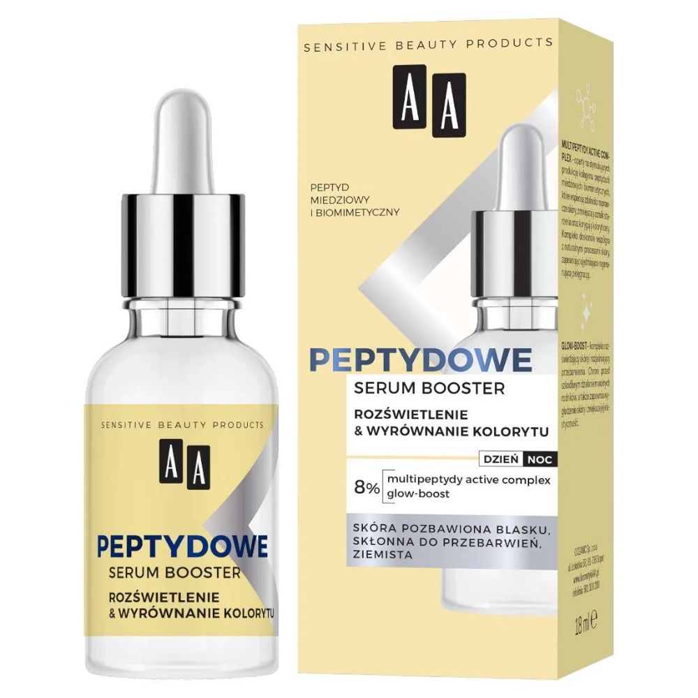 AA Peptydowe serum booster rozświetlenie i wyrównanie kolorytu 18 ml