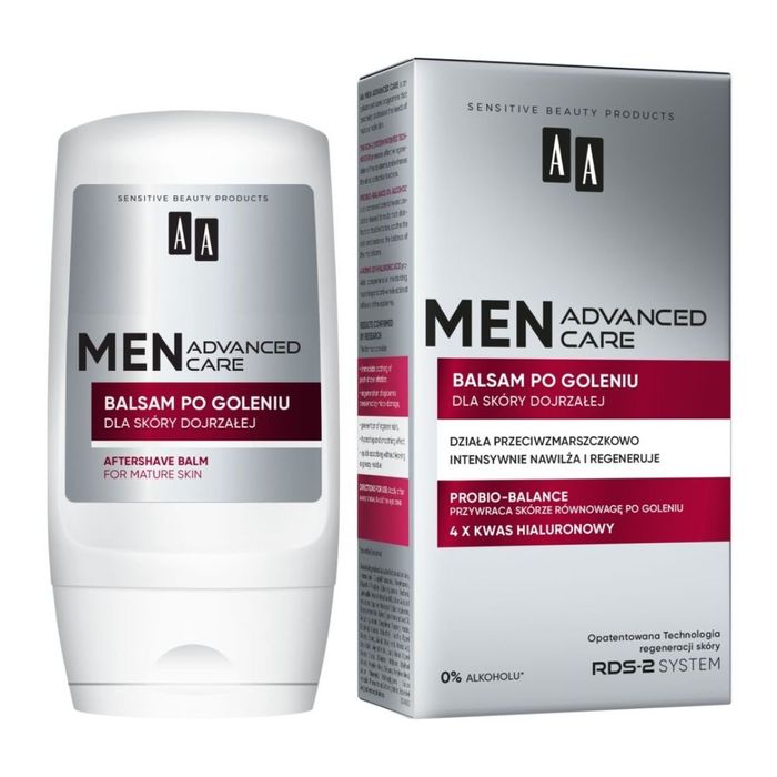 AA MEN balsam po goleniu dla skóry dojrzałej Advanced Care 100 ml main product photo