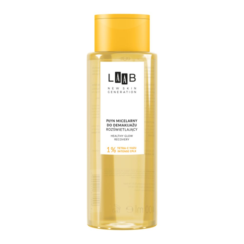 AA LAAB Tetra-C Yuzu Rozświetlający płyn micelarny do demakijażu 400ml