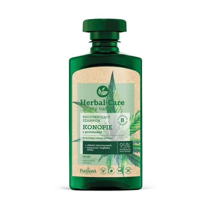 Herbal Care Szampon regenerujący KONOPIE z proteinami, 330 ml main product photo