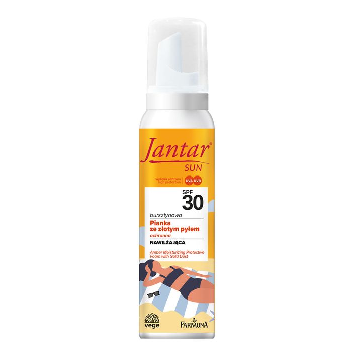JANTAR PIANKA ZE ZŁOTYM PYŁEM SPF30 150 ML main product photo