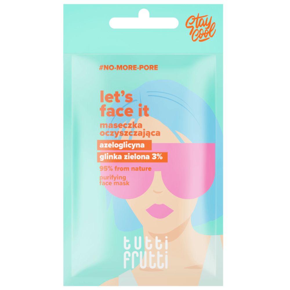 Tutti Frutti maseczka z glinką 3% + detox shot 7 g