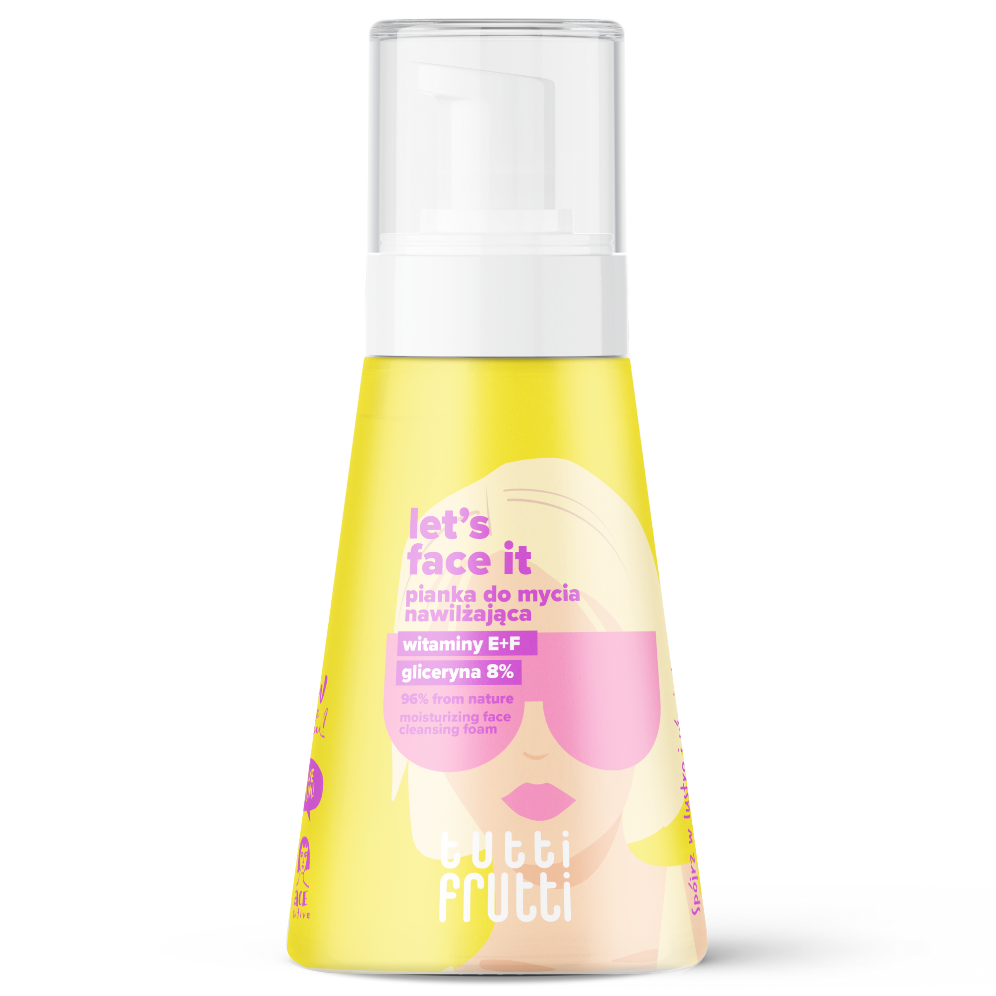 PIANKA DO MYCIA TWARZY Z GLICERYNĄ 250 ML