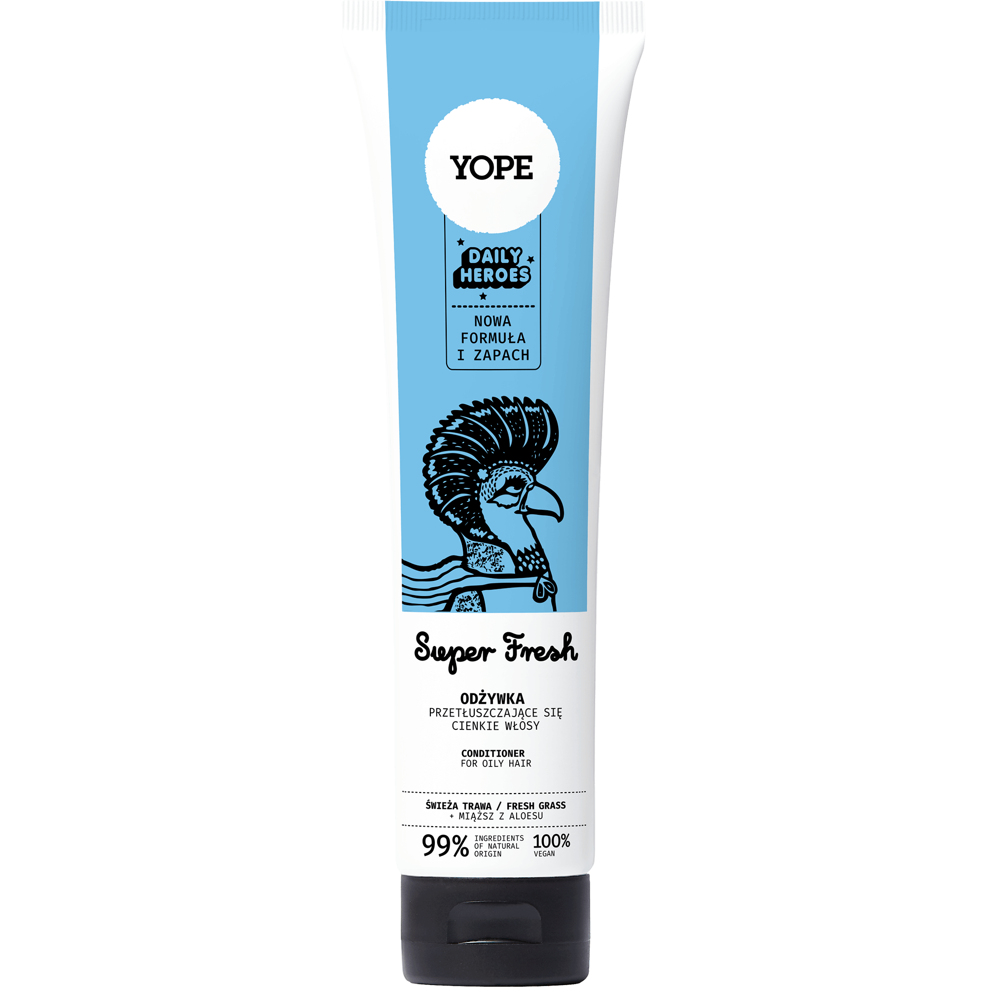 YOPE odżywka do włosów Super Fresh - świeża trawa 170ML