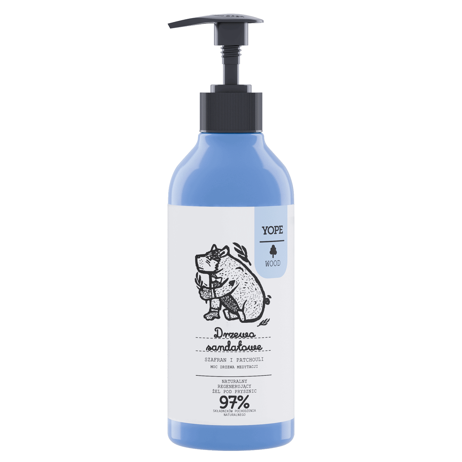 YOPE DRZEWO SANDAŁOWE ZEL PR.400ML