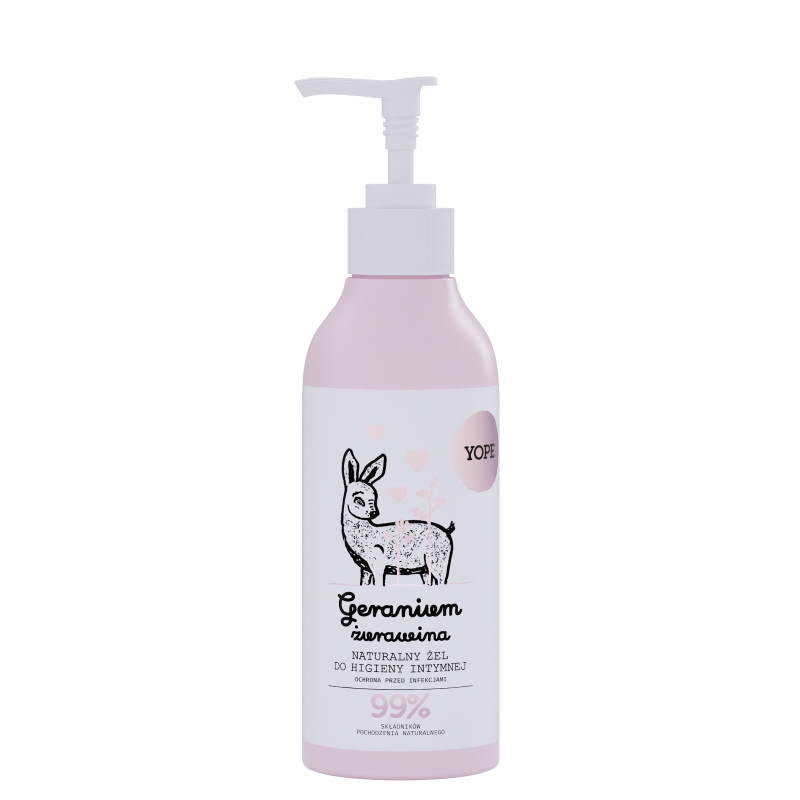 Yope żel do higieny intymnej GERANIUM ŻURAWINA 300ML