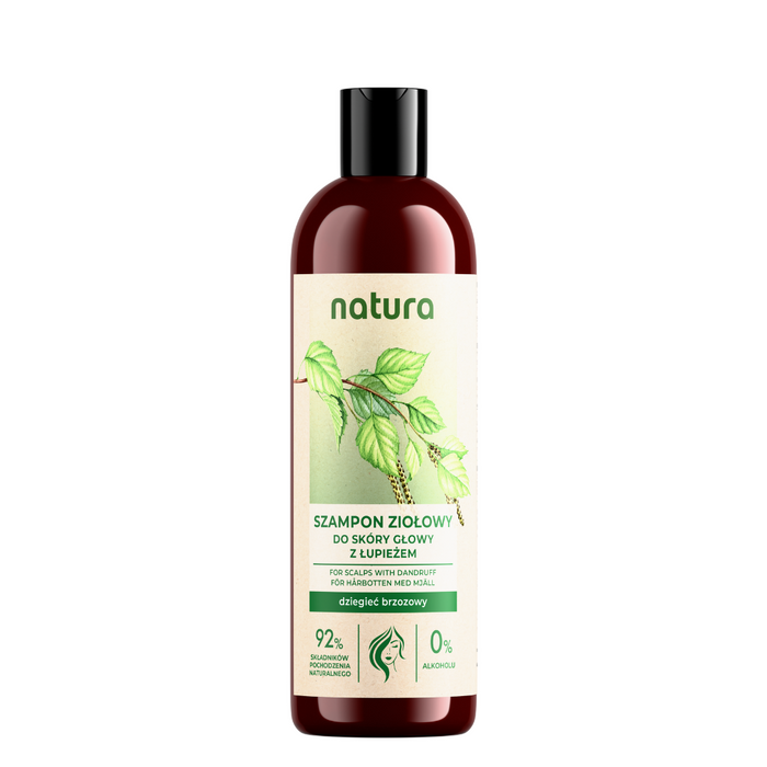NATURA szampon do włosów dziegieć brzozowy 380 ml main product photo