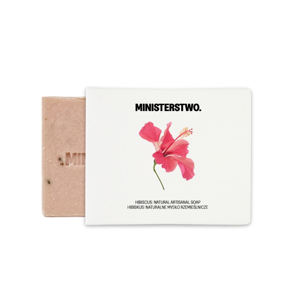 Ministerstwo. naturalne mydło rzemieślnicze Hibiskus 100 g