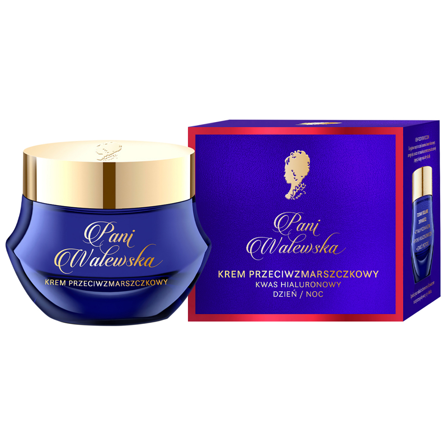 PANI WALEWSKA CLASSIC Przeciwzmarszczkowy krem do twarzy dzień/ noc Kwas hialuronowy 50ml