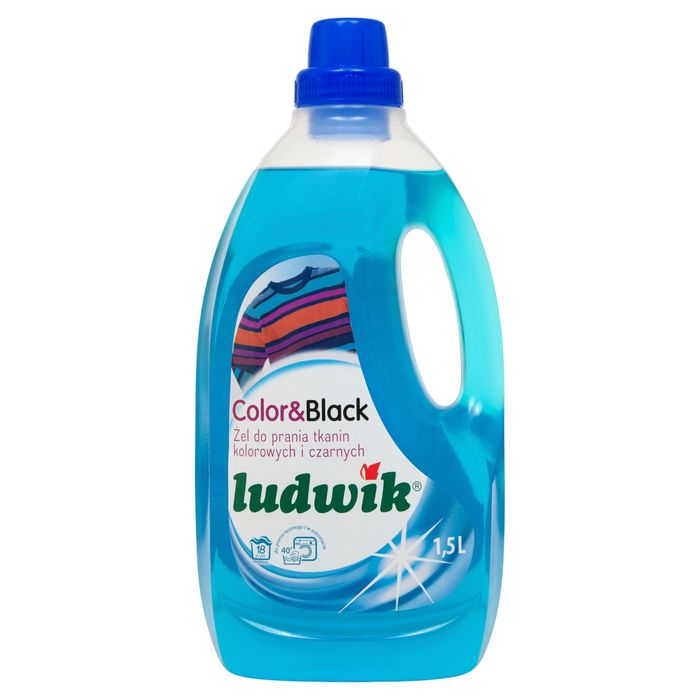 Ludwik Żel do prania tkanin kolorowych i czarnych 1,5 l (18 prań) main product photo