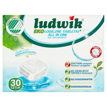 Ludwik All in one Ekologiczne tabletki do zmywarek 540 g (30 sztuk)