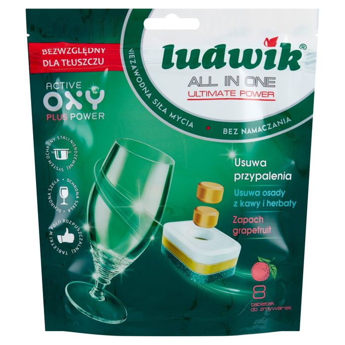 LUDWIK LUDW ALLIN1 TABKI D/ZMYWAR GRAPEFR 8SZ main product photo