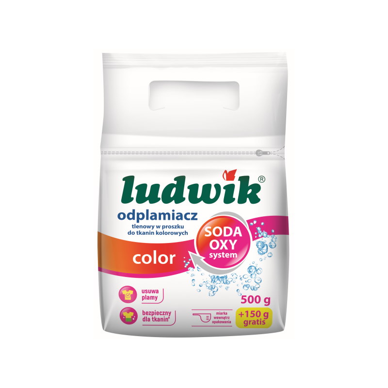LUDWIK odplamiacz tlenowy do tkanin kolorowych  500G