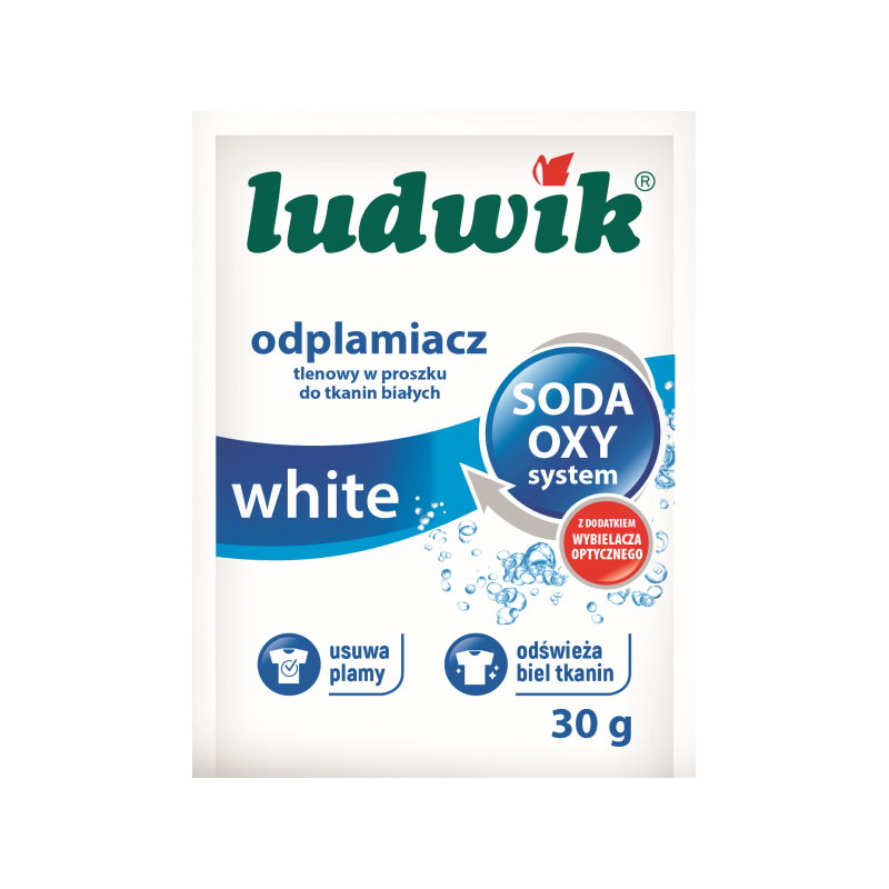 LUDWIK ODPLAMIACZ TLENOWY DO TKANIN BIAŁYCH 30G