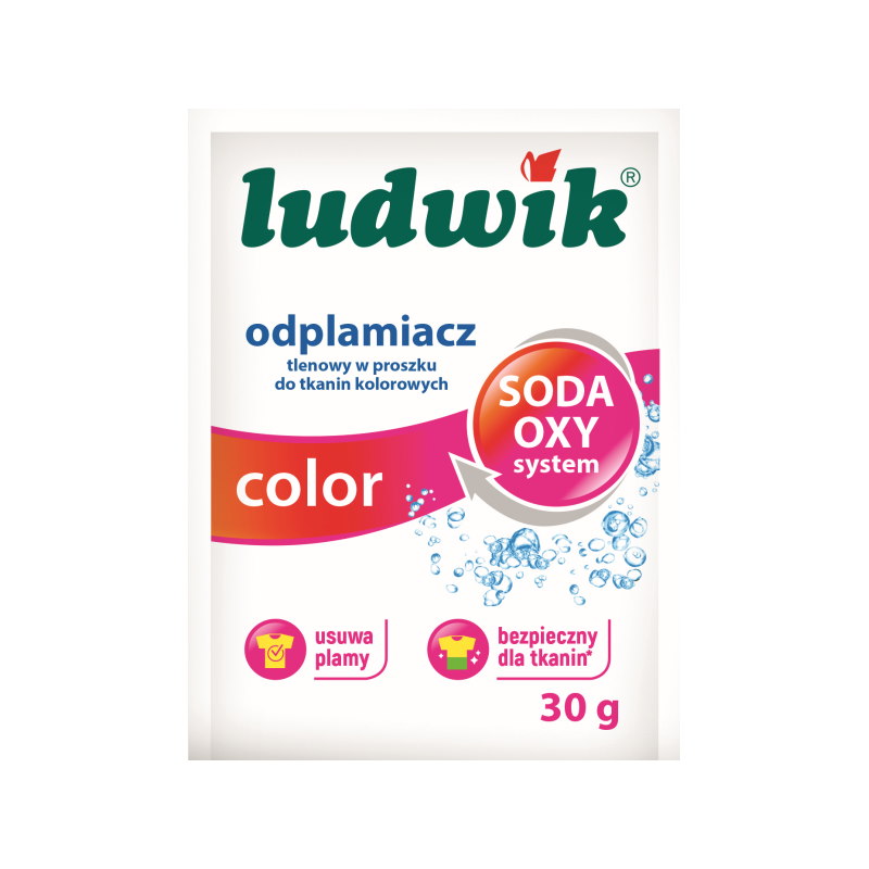 Ludwik tlenowy odplamiacz do tkanin Color 30g