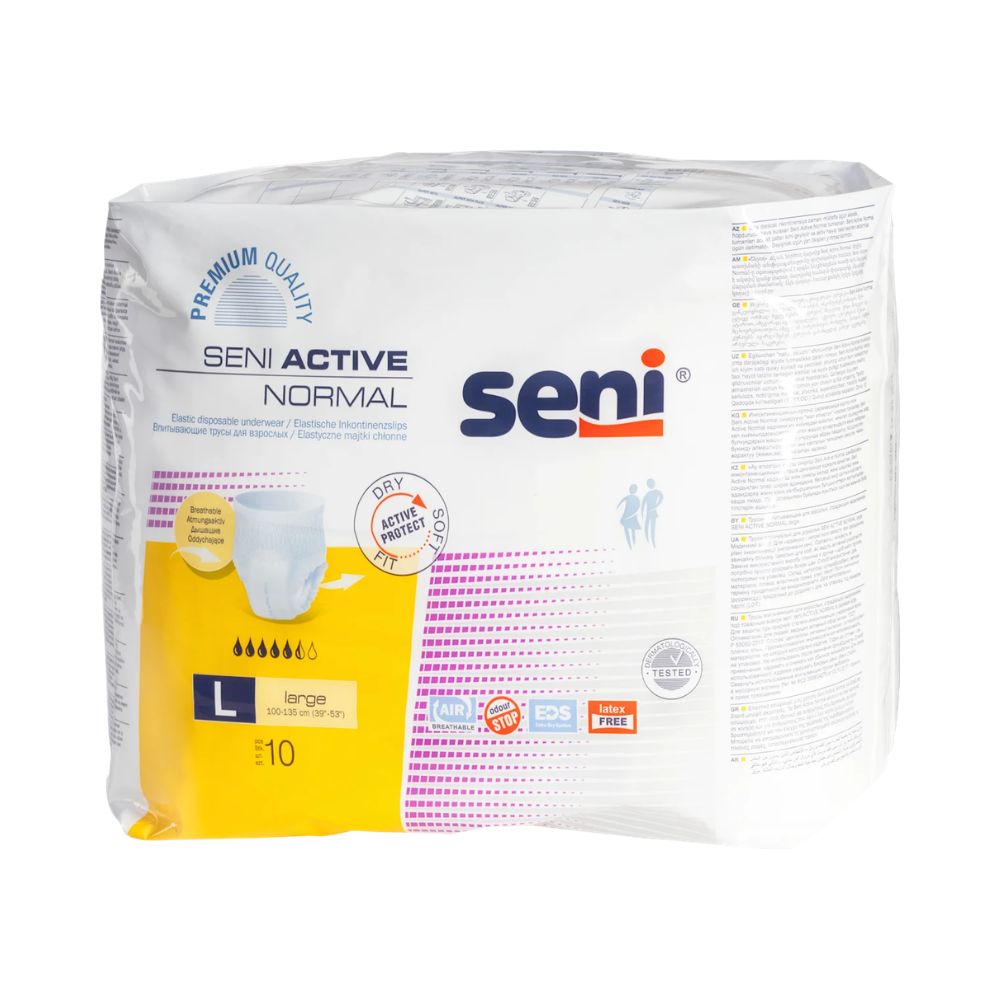 Seni Active Normal elastyczne majtki chłonne Lagre 10 szt
