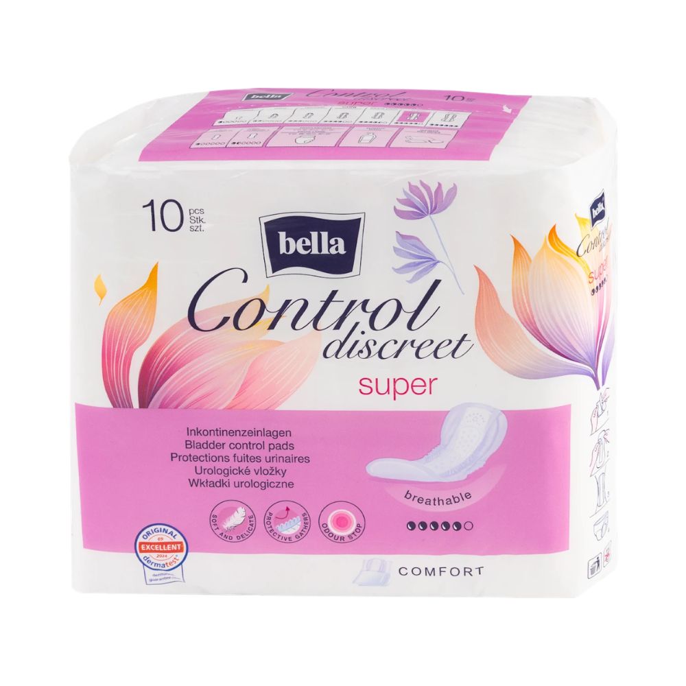 Bella Control Discreet Super wkładki urologiczne 10 szt.