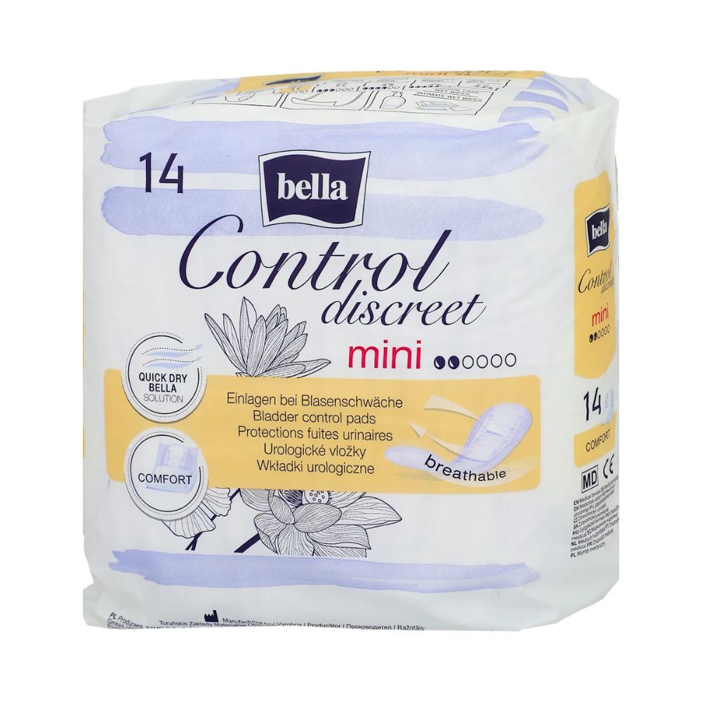 Bella Control Discreet Mini wkładki higieniczne 14 szt
