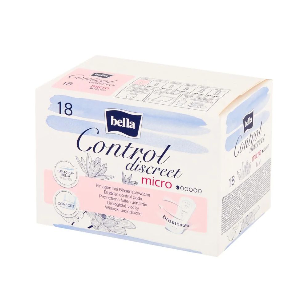 Bella Control Discreet Micro wkładki urologiczne 18 szt