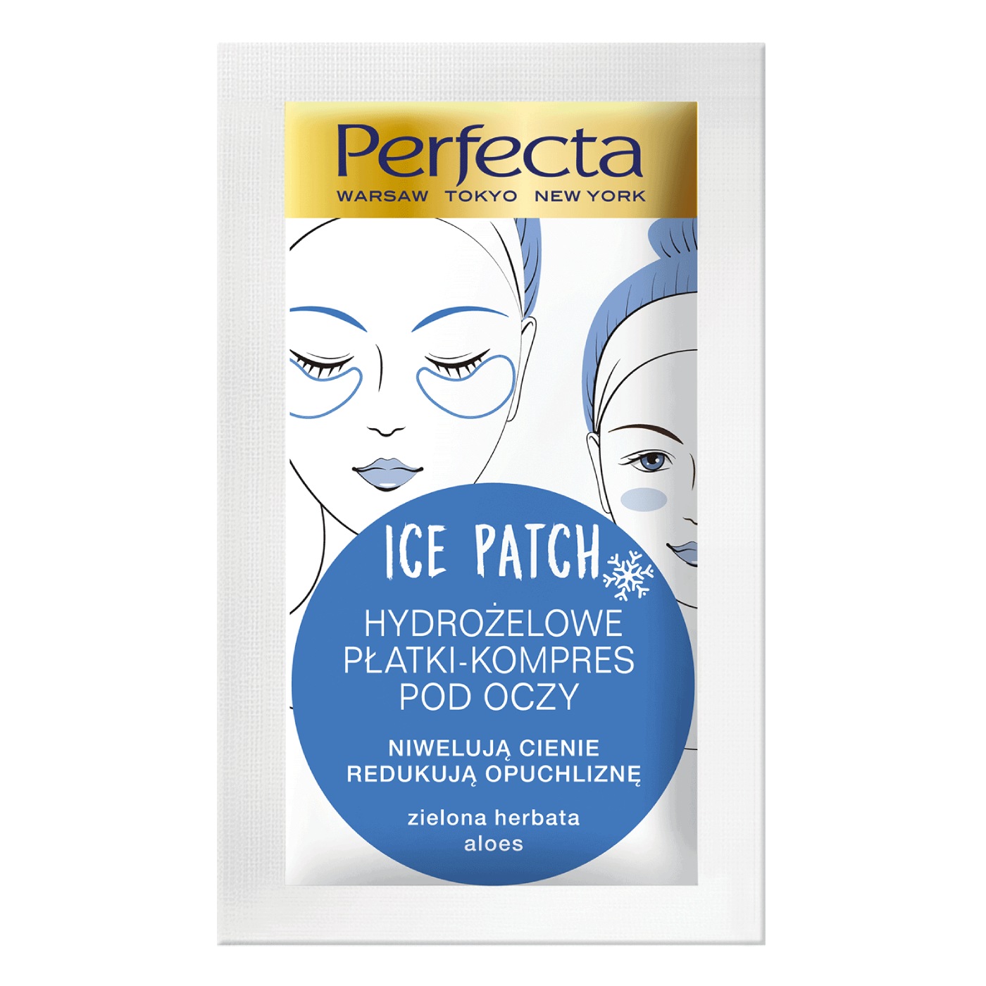 PERFECTA EYE PATCH ICE PŁATKI POD OCZY 2 szt