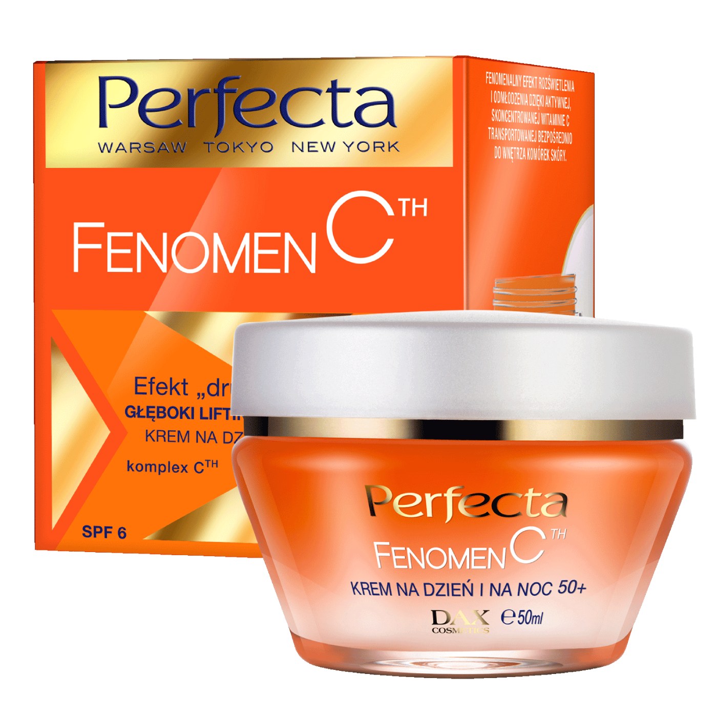 PERFECTA FENOMEN C 50+ krem na dzień i noc 50ML