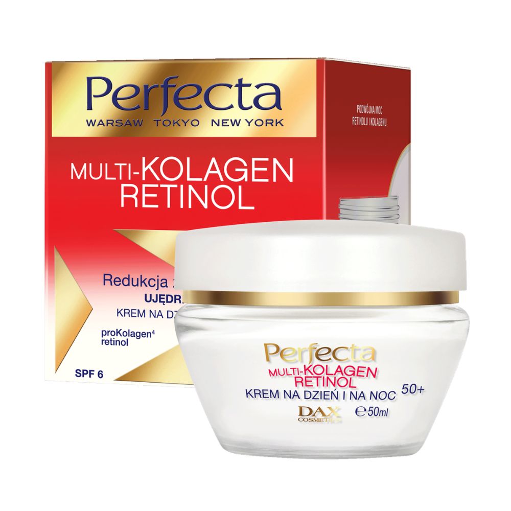 Perfecta Multikolagen Retinol krem na dzień i na noc 50+ 50 ml